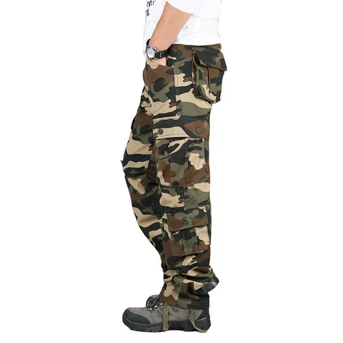 Men's clothing pants Outdoor slacks Plus size straight leg men's pants Work pants_voghion.com