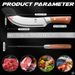 Coltello per disossare BAKULI-1PC, coltello per disossare di precisione: acciaio inossidabile, impugnatura ergonomica, taglio facile della carne_voghion.com
