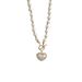 Collier de perles d'amour pour femmes, design de niche de luxe léger 2023, nouveau collier de chaîne de clavicule perlée_voghion.com