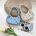 Xiaoxiangfeng women's new style solid color single shoulder strap magnetic buckle pleated armpit dumplings cloud bag_voghion.com