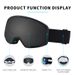 Sprzęt sportowy do narciarstwa, gogle narciarskie do jazdy na nartach na świeżym powietrzu, wiatroszczelne i odporne na promieniowanie UV, dla dorosłych_voghion.com
