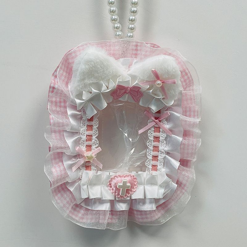 Pendant Gumei Holder Ins Style Anime Peripheral Cartoon Small Guka ID Card Protector DIY Decoration Material Kit_voghion.com