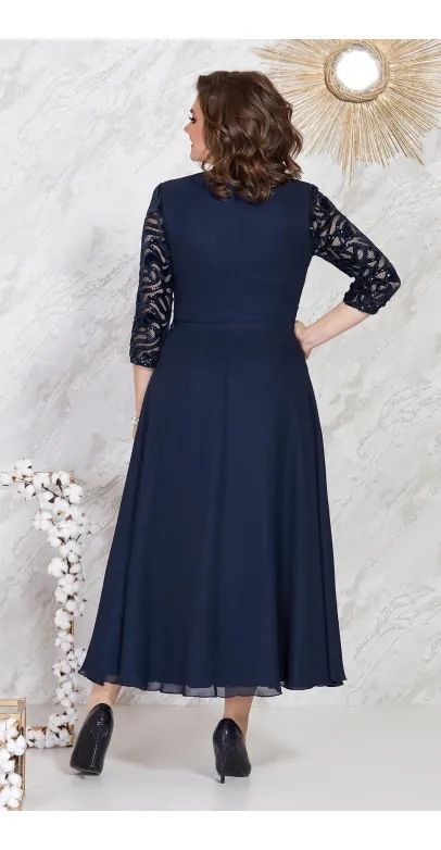 Women's Plus size Dresses with Lace Chiffon Fit for Spring and Summer Seasons_voghion.com