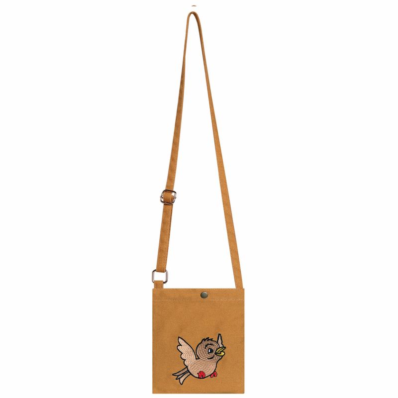 Bolsa transversal feminina de lona bordada de alta qualidade, casual para caminhada, de ombro único, para armazenamento de cosméticos, mini bolsa de verão_voghion.com