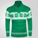 Herren Weihnachtspullover Strickpullover Langarm V-Ausschnitt Pullover Winter Warm Rollkragen Casual Streetwear Fashion_voghion.com