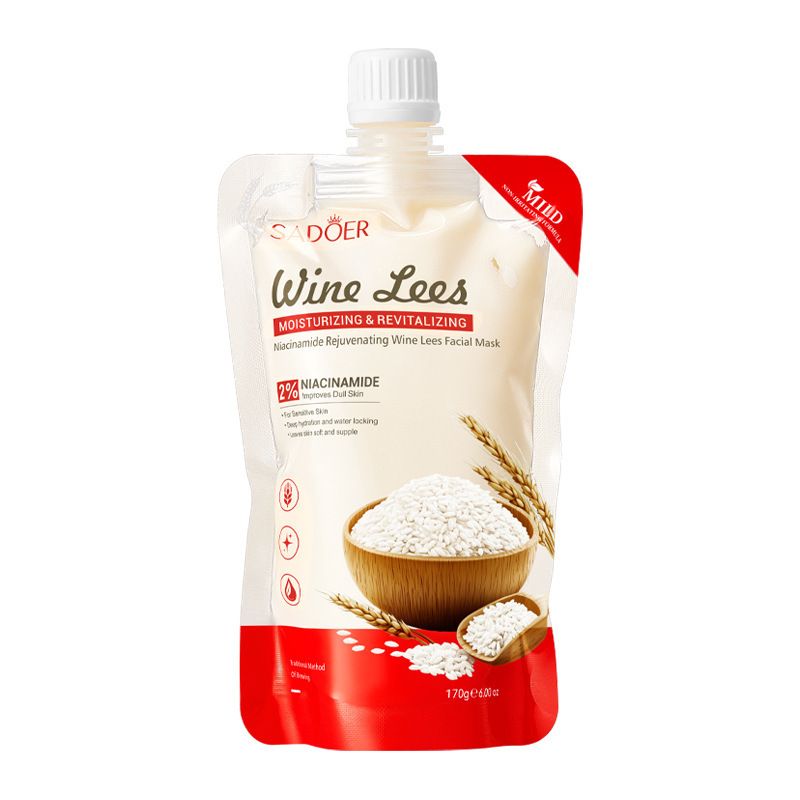 Niacinamide Wine Grain Mask 170g Hydrating Moisturizing Nourishing Skin Care Product_voghion.com