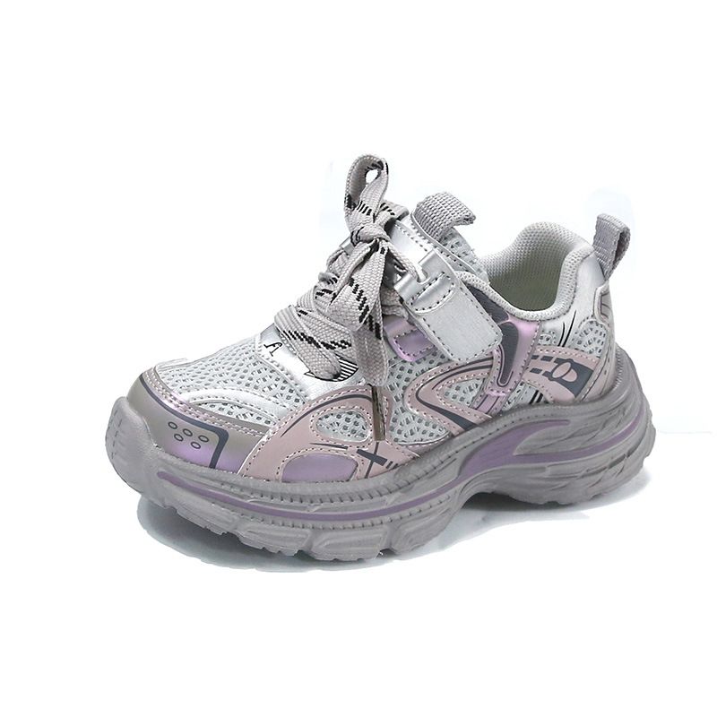 Children's Shoes Spring New Soft Sole Lightweight Children's Dad Shoes Medium And Large Children's Girls Casual Running Shoes_voghion.com