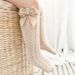 Neue Sommer Baby Kniestrümpfe Kinder Mädchen Bogen Lange Socken Weiche Baumwolle Mesh Atmungsaktive Kinder Aushöhlen Socken Für 0-7 Jahre_voghion.com