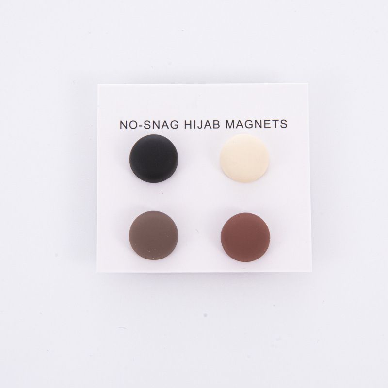 Malaysia new strong magnet round magnet buckle female scarf accessories shawl buckle scarf buckle jewelry BZ129_voghion.com