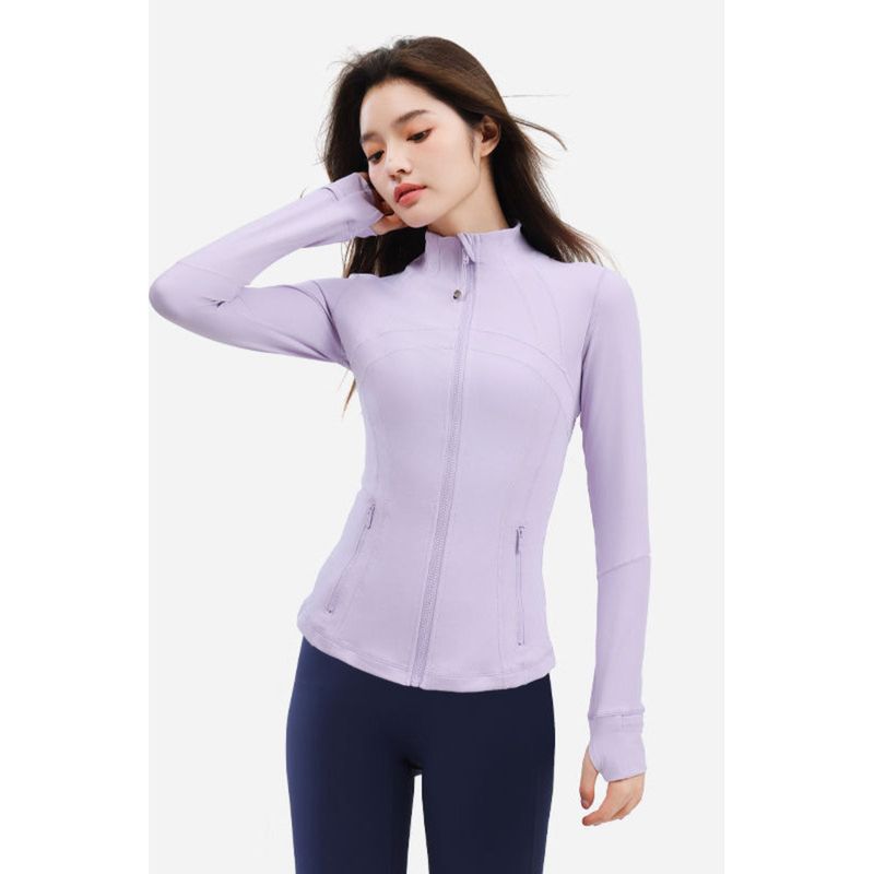 Yogakleding, sportkleding, basisjassen, sportjacks, huidvriendelijk en zacht, perfecte plasticiteit, modieus en mooi, waardoor je vol charme bent_voghion.com