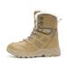 Stivali da combattimento alti, resistenti al freddo, in velluto spesso, di grandi dimensioni, da uomo, da trekking, da neve_voghion.com