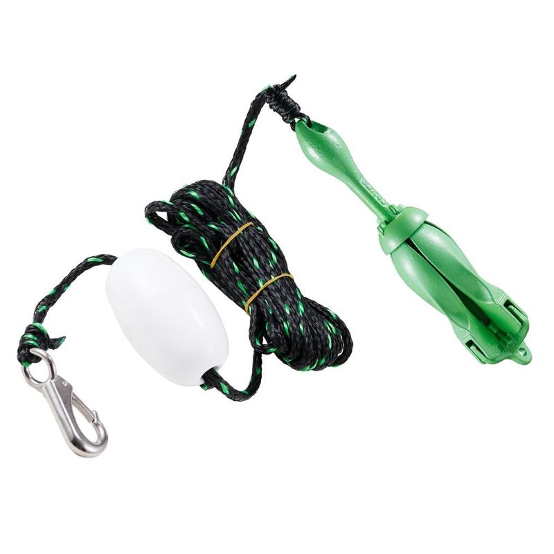 Kayak Anchor Kit, 3.5 Lb Paddle Board Anchor Kit With 26.2 Ft/8 M Rope And Buoy, Folding Small Boat Anchor With Storage Bag And Snap Hook, Kayak Ac_voghion.com
