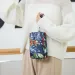 Fashion Flower Print Wallet For Women Three Layer High-capacity Mobile Phone Portable Handheld Mini Key Clutch Bag_voghion.com
