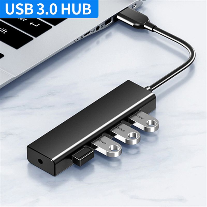 4-Port USB HUB 3.0 2.0 Extender Dock Adapter Multi-Port Dock Adapter für Macbook Pro HUAWEI Matebook Computer_voghion.com