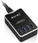 aLLreli 4 Smart Port Doppelseitiges USB-Ladegerät UPS-017 30 W 5 V 6 A Ultraschnell Schwarz_voghion.com