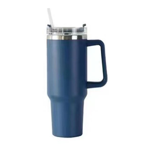 Tasse de voyage isotherme en acier inoxydable 304 avec poignée, garde la chaleur et le froid pendant 12 h, couvercle anti-fuite, base antidérapante_voghion.com