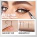 Lidschatten- und Liner-Kombination, schwarzer flüssiger Eyeliner-Stift für die Augen, natürlich, wischfest, schnelltrocknend, wasserfest und schweißfest_voghion.com