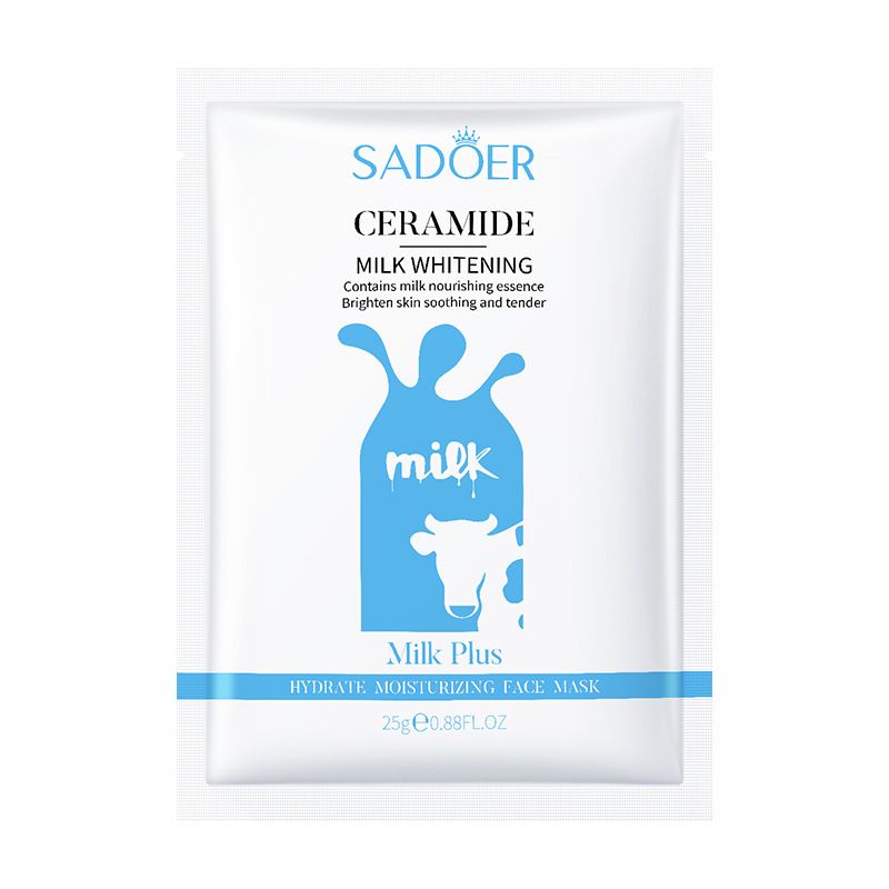 SADOER Milk Moisturizing And Softening Product Facial Mask Skin Care_voghion.com