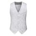 Men's hollowed out slim fit fashionable suit men's oversized casual formal attire camisole vest_voghion.com
