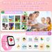 Smart Watches For Girls Boys With Puzzle Games Habit Tracking Audio Book Learn Card HD Touch Screen Pedometer Camera_voghion.com
