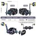 Black Lure Wide Body Water Drop Deep Line Cup Offshore Boat Fishing 12KG Long Cast Slow Jigging Iron Plate Reel_voghion.com