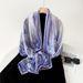 Sciarpa con motivo floreale in seta 180*90, traspirante, con protezione solare, casual, elegante, per tutti i giorni, primavera ed estate_voghion.com