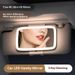 Small Deng Small Deng Sun Visor Makeup LED Shatterproof Car Interior Accessories HD With Light Car-mounted Vanity Mirror_voghion.com