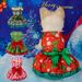 Supplies Dog Personalized Christmas Style Party Dress Up Pet Clothes_voghion.com