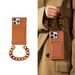 Bracelet Phone Chain Phone Case For iPhone 14 13 12 11 Pro Max 7 8 Plus X XR XS Card Slot Bag Holder Soft Silicone Cover_voghion.com