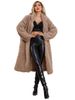 Women's long pelleted lamb wool coat_voghion.com