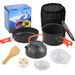 Set di teiere da esterno con accessori DS 308 Set di pentole in materiale di allumina Set di pentole da campeggio portatile Teiera_voghion.com