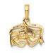 14k Polished Open-Backed Comedy/Tragedy Pendant_voghion.com