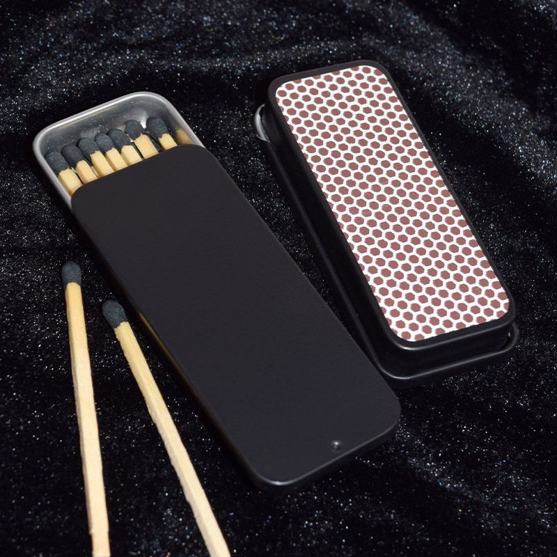 Chai Shen Luxury Extended Aromatherapy Old-Fashioned Candle Cigar Nostalgic High-End Iron Box Household Safety Matches_voghion.com
