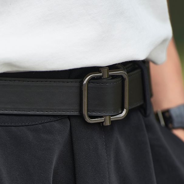 Cintura retrò senza fori da uomo, cintura senza fori, cintura jeans, personalità_voghion.com