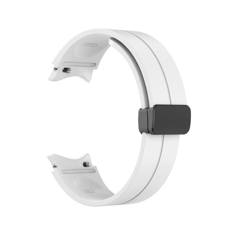No Gap λουράκι σιλικόνης Για Samsung Galaxy ρολόι 5/4 40mm 44mm 5 Pro 45mm Γνήσιο μαγνητικό λουράκι βραχιολιών For Watch 4 Classic ζώνη_voghion.com