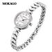 Women's Elegant Minimalist Quartz Watch – Crystal-Accented Dial, Alloy Bracelet, Versatile Style Bracelet Watch Inlaid With Diamonds Quartz Watch_voghion.com