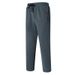 Men's Clothing Men's Fleece-Lined Winter Pants - Cozy & Warm Casual Trousers With Soft Inner Flannel (Available In Black, Navy, Gray, Army Green)_voghion.com