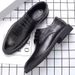 2025 Summer New Spring And Autumn British Style Business Formal Leather For Men With Hidden Wedge, Casual Versatile_voghion.com