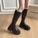 2025 Fall And Winter Thick Bottom Comfortable High Fashion Boots Casual Versatile Wear Comfortable Lightweight Personality Not Tired Feet_voghion.com