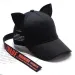 Punk Long Strap Unisex Cat Ears Women Streamer Men Brand Designer Caps Hip Hop Baseball Cap_voghion.com
