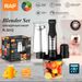 RAF 4-in-1 Hand Blender Set, 500W Electric Food Processor With Whisk, Chopper, And Beaker, Ideal For Making Soups, Sauces, Baby Food_voghion.com