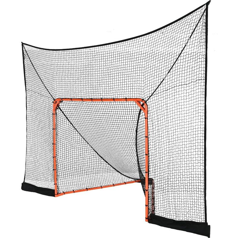 Quick Complete Lacrosse Net, Lacrosse X Extended Accessories Training Hockey Backstop 12' Net, 9' With Goal Coverage, Easy And_voghion.com