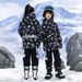 Schneeanzug-Set für Kinder – Wasserdichte Winter-Skijacke und -hose für Jungen und Mädchen – Winddicht und isoliert zum Snowboarden und Spielen im Freien_voghion.com