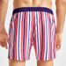 Gestreifte Shorts für Herren mit Kontrastnähten, dreieckigem Netzfutter, große Hose, bedruckte Strandhose für den Sommer im Freien_voghion.com