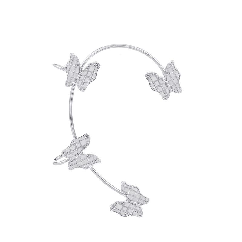 Mori Super Fairy Diamond Butterfly Ear Hanger Ear Bone Clip Fashionable Elegant Niche Design Ear Clip Without Ear Holes All-match Earrings_voghion.com