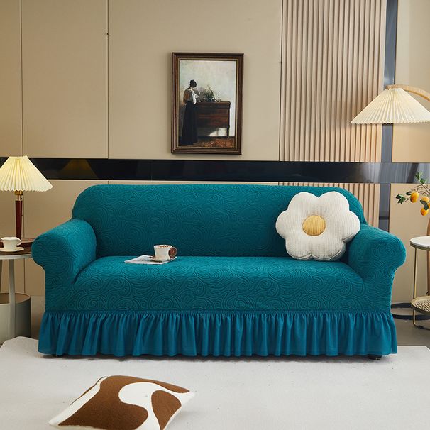 Copridivano elastico in jacquard - Copridivano estensibile a protezione totale per divani da 1 a 4 posti, motivo geometrico moderno, 8 eleganti colori_voghion.com