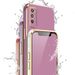 For vivo Y70 Case Vivo v20se Phone Case Luxury Square Plating VIVO V20 SE ShockProof Silicone Back Cover Vivo V2022 V2023 Cases_voghion.com