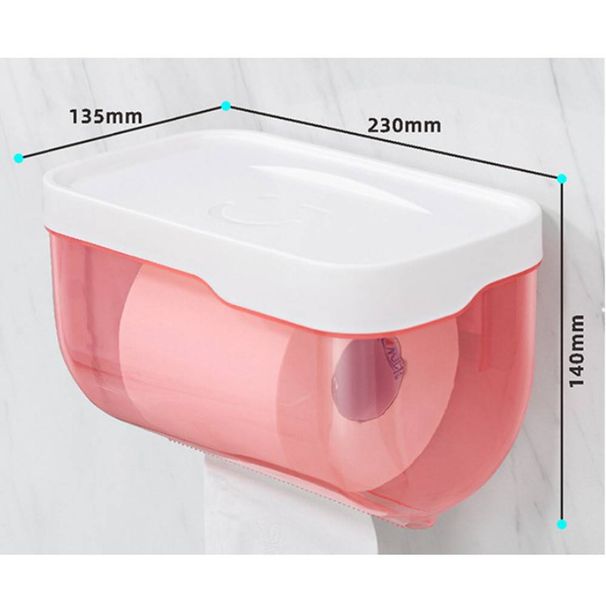 Porta carta igienica impermeabile, porta fazzoletti, organizer per bagno, porta fazzoletti autoadesivo da parete_voghion.com