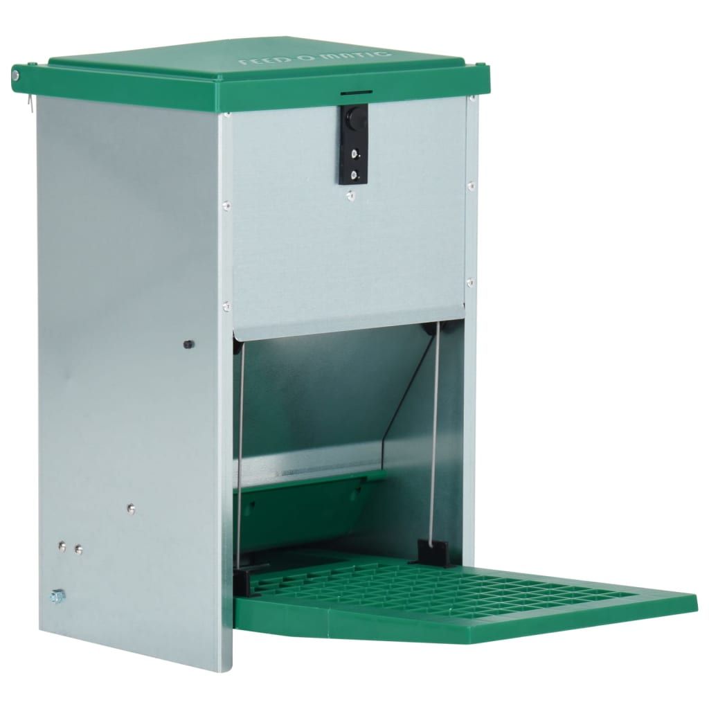 Feedomatic Automatic Poultry Feeder With Treadle Pet Feeder Multi Sizes VidaXL_voghion.com