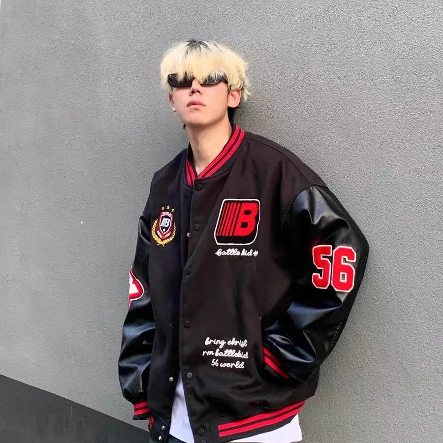 2025. gada modernā zīmola Pi Shuai pavasara un rudens beisbola jaka, daudzpusīgs jauns stils, vīriešu ikdienas apģērbs_voghion.com